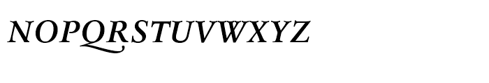 Sabon Next Italic SC Font LOWERCASE