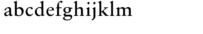 Sabon eText Roman Font LOWERCASE
