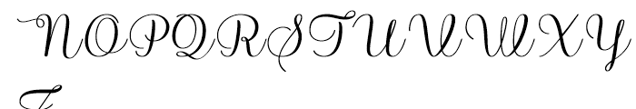 Sabores Script Regular Italic Font UPPERCASE