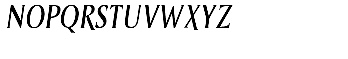 Saga Italic Font UPPERCASE