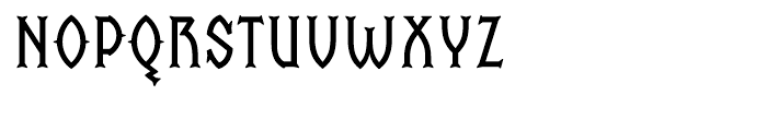 Saintbride Regular Font UPPERCASE