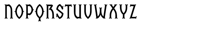 Saintbride Regular Font LOWERCASE