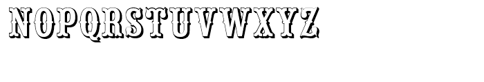 Saloon Girl Open Font UPPERCASE