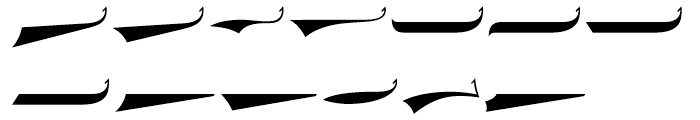 Saloonkeeper Swashes Font LOWERCASE