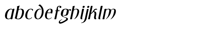 Saltzburg Bold Italic Font LOWERCASE