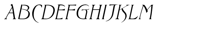 Saltzburg Italic Font UPPERCASE