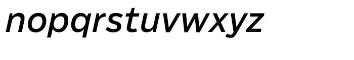 Salvo Sans Regular Italic Font LOWERCASE