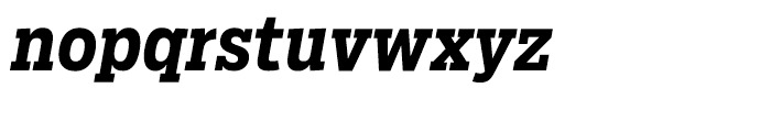 Salvo Serif Condensed Bold Italic Font LOWERCASE