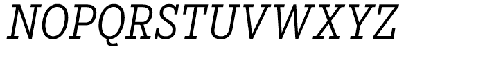 Salvo Serif Condensed Light Italic Font UPPERCASE