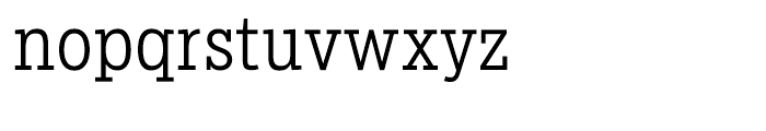 Salvo Serif Condensed Light Font LOWERCASE