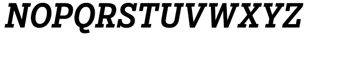 Salvo Serif Condensed Medium Italic Font UPPERCASE