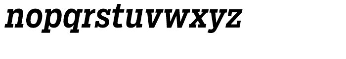 Salvo Serif Condensed Medium Italic Font LOWERCASE