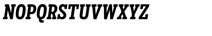 Salvo Serif Extra Condensed Bold Italic Font UPPERCASE
