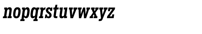 Salvo Serif Extra Condensed Medium Italic Font LOWERCASE