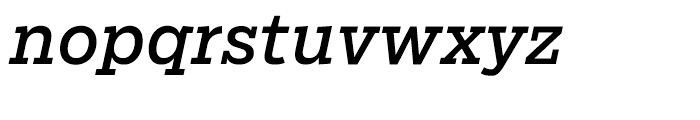 Salvo Serif Regular Italic Font LOWERCASE