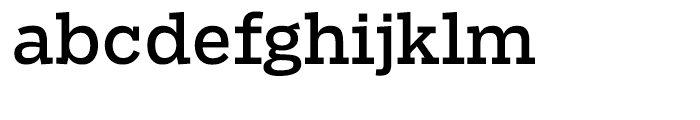 Salvo Serif Regular Font LOWERCASE
