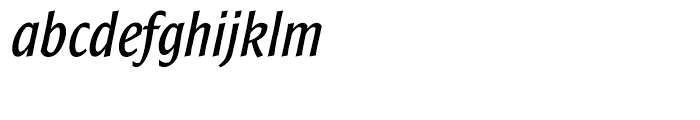 SamSans Bold Italic Font LOWERCASE