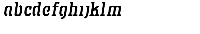 San Jaime Serif Oblique Font LOWERCASE