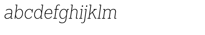 Sanchez Condensed ExtraLight Italic Font LOWERCASE