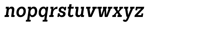 Sanchez Condensed Semibold Italic Font LOWERCASE