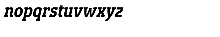 Sancoale Slab Cond Bold Italic Font LOWERCASE