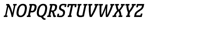 Sancoale Slab Cond Medium Italic Font UPPERCASE