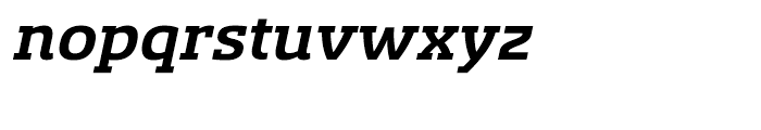 Sancoale Slab Ext Bold Italic Font LOWERCASE