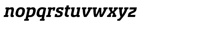 Sancoale Slab Norm Bold Italic Font LOWERCASE