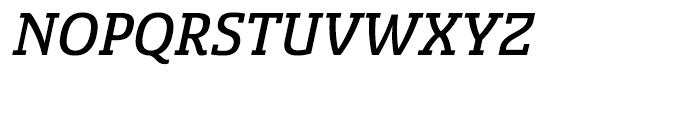 Sancoale Slab Norm Medium Italic Font UPPERCASE