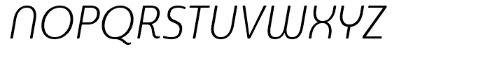 Sangli Cond Book Italic Font UPPERCASE