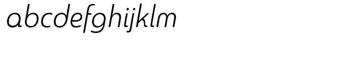 Sangli Cond Book Italic Font LOWERCASE