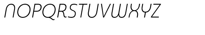 Sangli Cond Light Italic Font UPPERCASE
