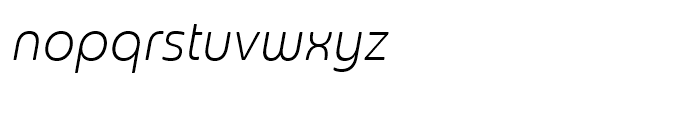 Sangli Cond Light Italic Font LOWERCASE
