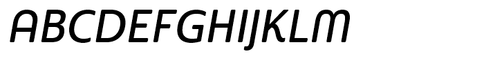 Sangli Cond Medium Italic Font UPPERCASE