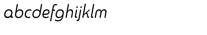 Sangli Cond Regular Italic Font LOWERCASE