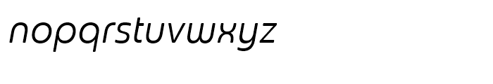 Sangli Cond Regular Italic Font LOWERCASE