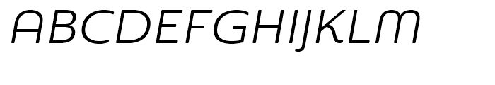 Sangli Ext Regular Italic Font UPPERCASE