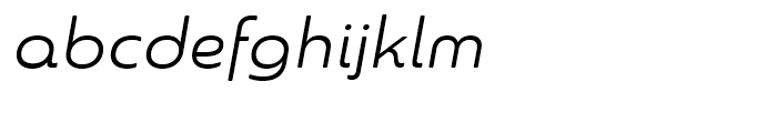 Sangli Ext Regular Italic Font LOWERCASE