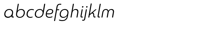 Sangli Norm Book Italic Font LOWERCASE