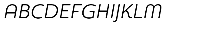 Sangli Norm Regular Italic Font UPPERCASE