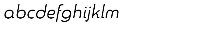 Sangli Norm Regular Italic Font LOWERCASE