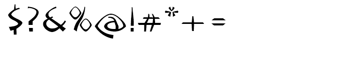Sangoma Regular Font OTHER CHARS