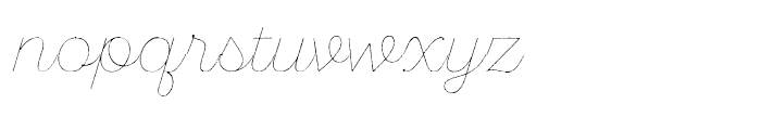 SantElia Rough Line Font LOWERCASE