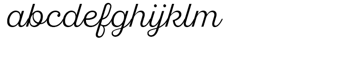 SantElia Script Light Font LOWERCASE