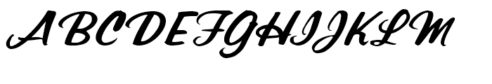 Santa Fe Italic Font UPPERCASE