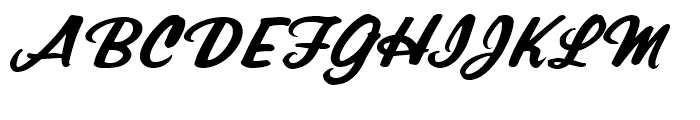 Santa Fe Medium Italic Font UPPERCASE