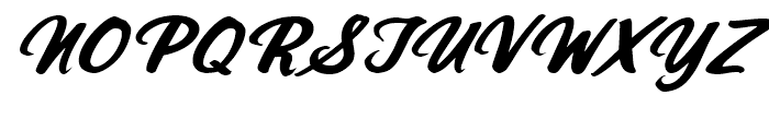 Santa Fe Medium Italic Font UPPERCASE