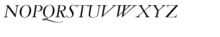Sarabande Italic Font UPPERCASE