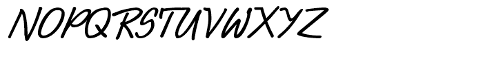 Sarx Handwriting Pro Regular Font UPPERCASE