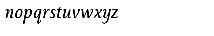 Sassoon Book Italic Font LOWERCASE